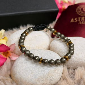 Pyrite Bracelet of Wealth, Protection & Confidence