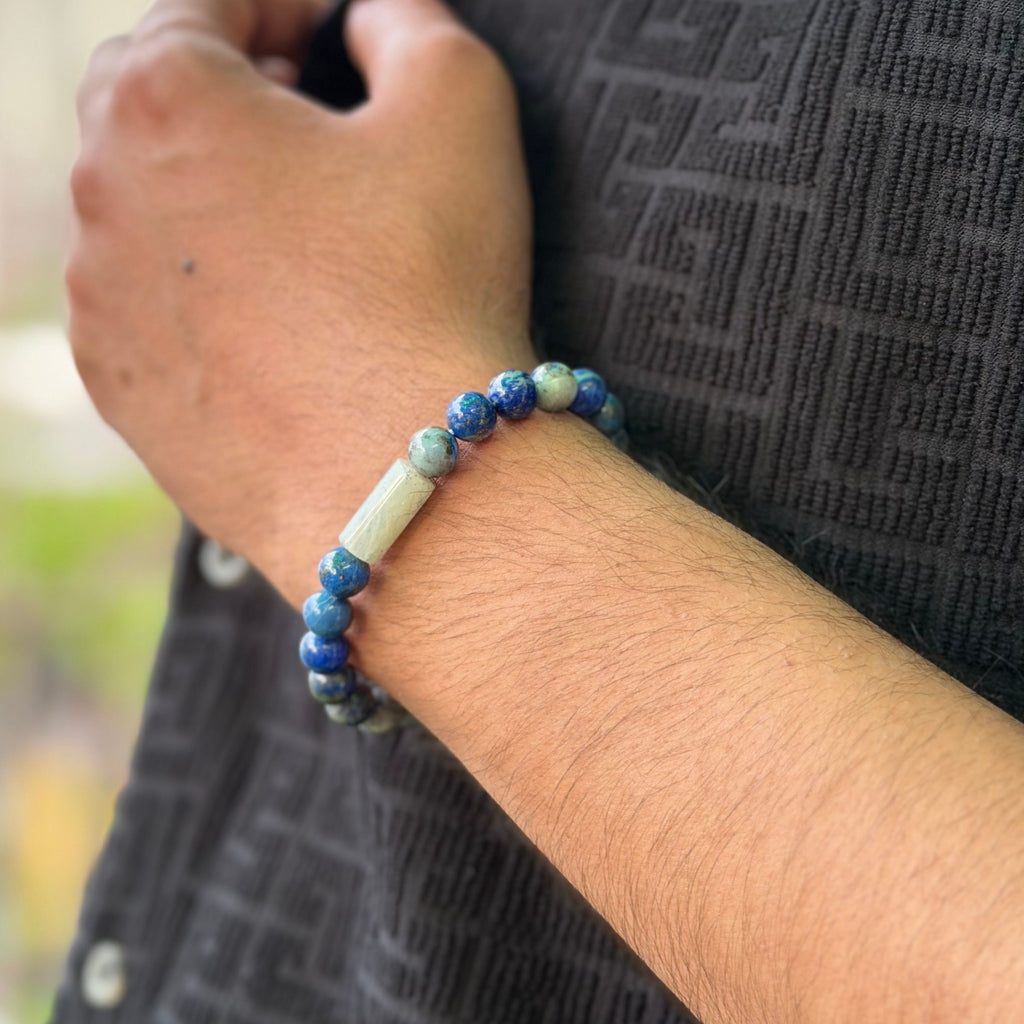 Lapis Lazuli Bracelet for Confidence, Wisdom & Self-Expression