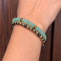Golden Pyrite & Green Aventurine Combo for Money, Wealth & Success