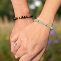 Growth & Strength Harmony Couple Combo – Green Aventurine, Onyx & Tiger Eye Bracelet
