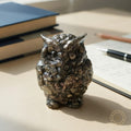 Pyrite Energy Owl for Mental Sharpness & Positive Aura