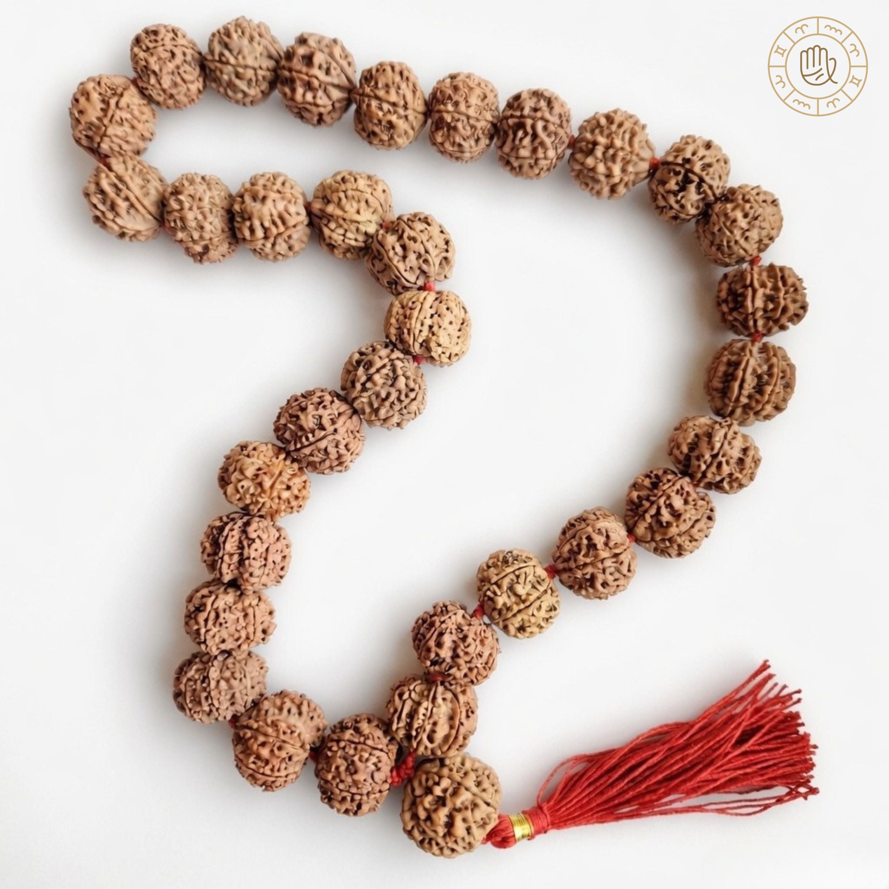 Natural 7 Mukhi Rudraksha Mala (Nepal Origin)
