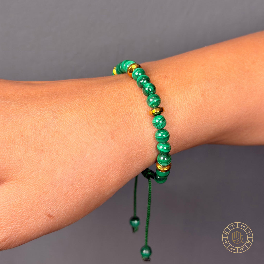 Power Shift Pair – Malachite, Onyx & Tiger Eye Energy Bracelet