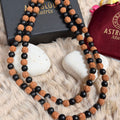 Karungali Rudraksha Mala 8mm - 108 Beads