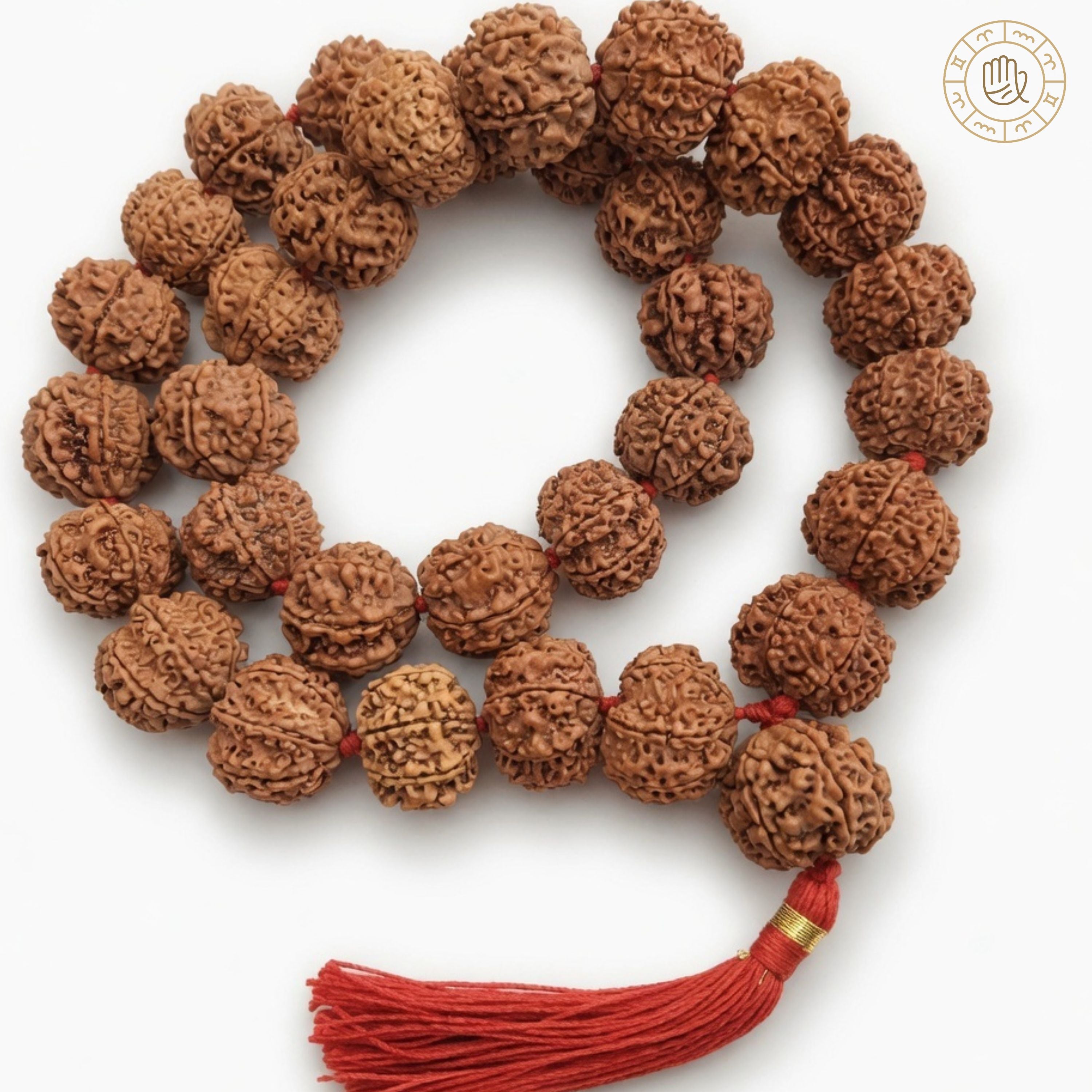 Natural 7 Mukhi Rudraksha Mala (Nepal Origin)