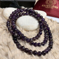 Amethyst Jaap Mala for Calm, Clarity & Spiritual Healing - 8mm, 108 Beads