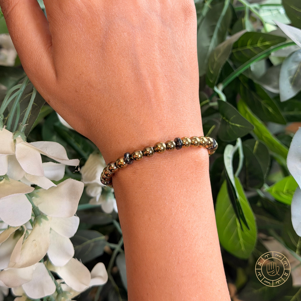 Golden Pyrite Energy Bracelet – Built for Wealth, Focus & Protection