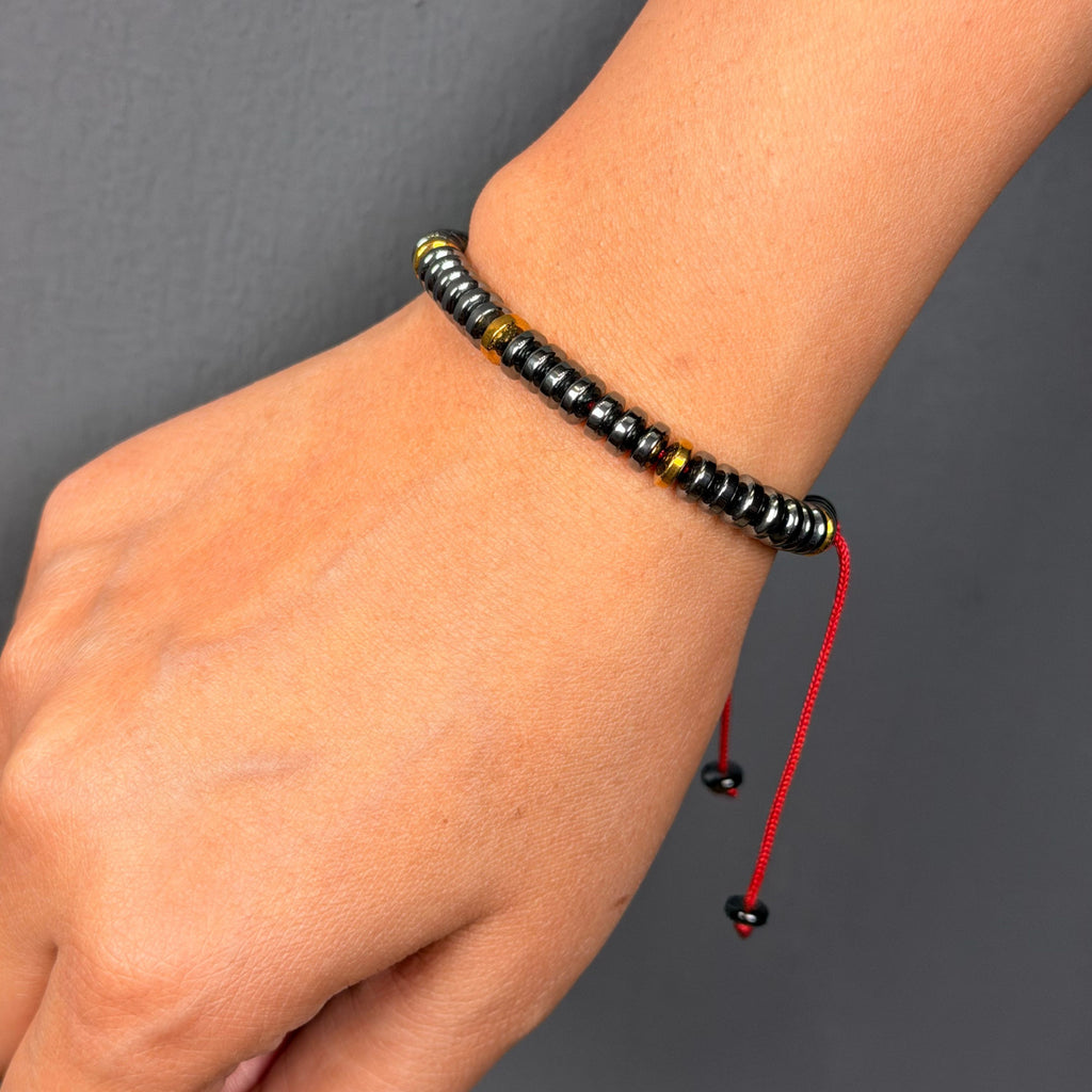 Hematite Bracelet for Grounding, Protection & Inner Strength