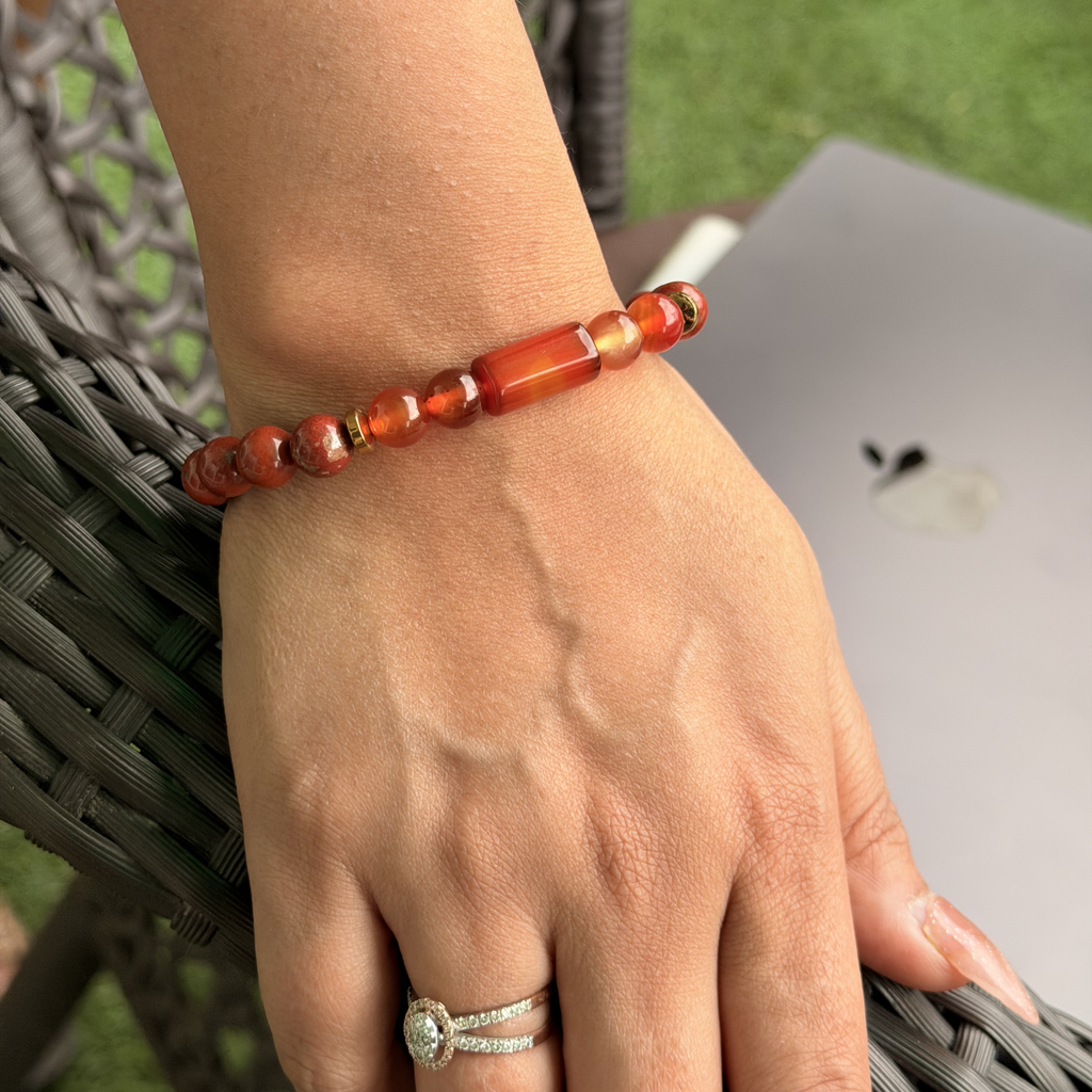 Aries Zodiac Bracelet for Confidence & Self-Control | Crystal Energy Bracelet