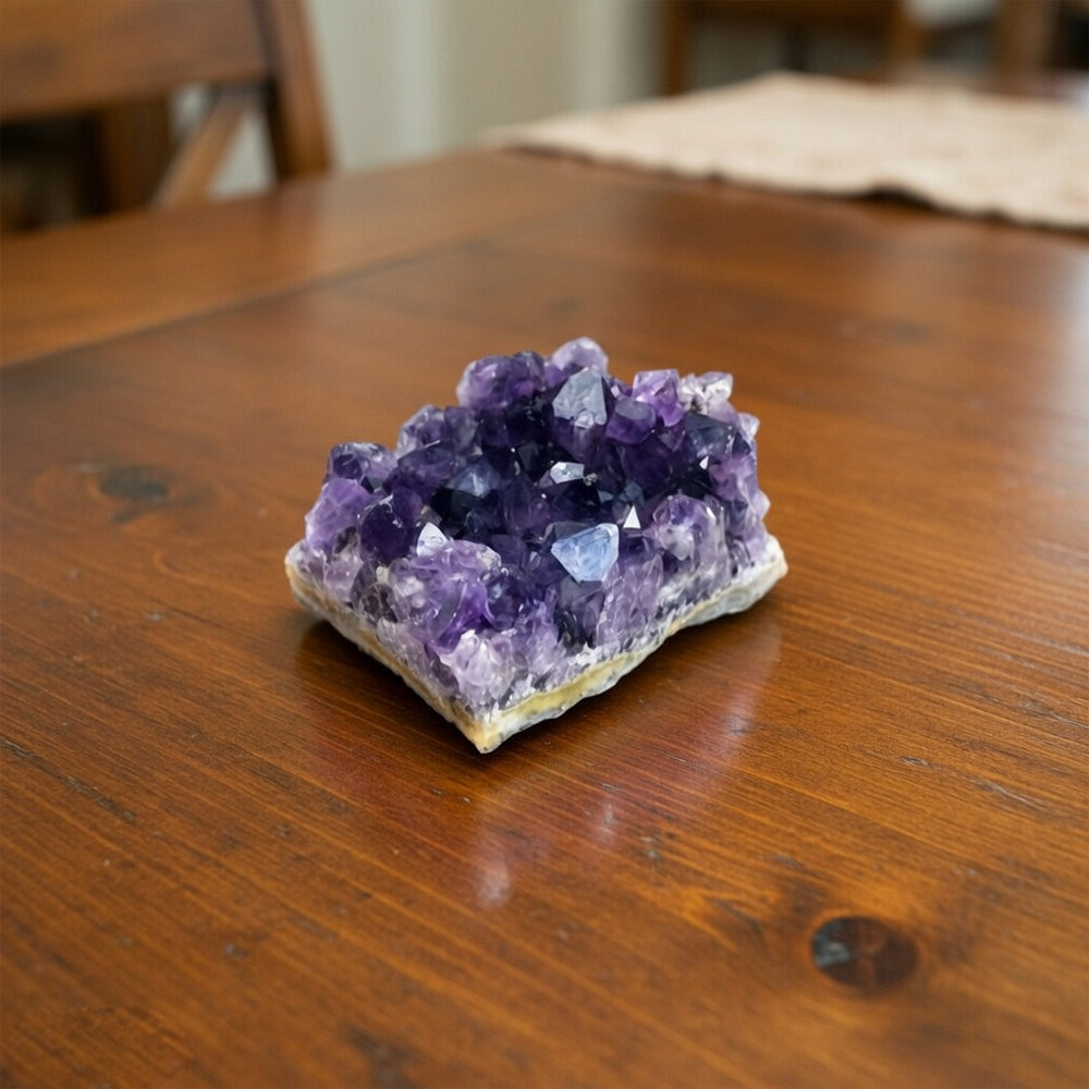 Raw Amethyst Cluster Crystal for Meditation & Stress Relief