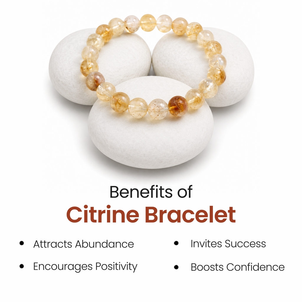 Citrine Bracelet for Confidence, Prosperity & Good Vibes