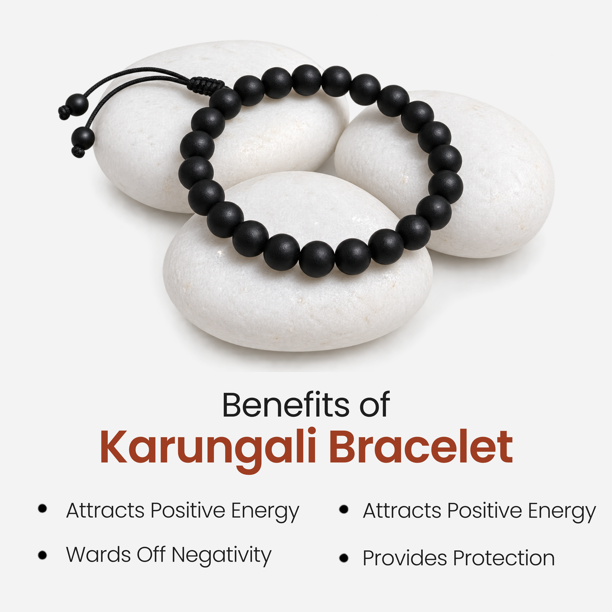 Karungali Bracelet for Protection, Strength & Positive Energy