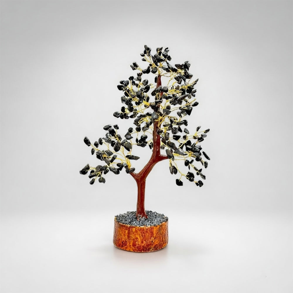 Black Onyx Crystal Tree