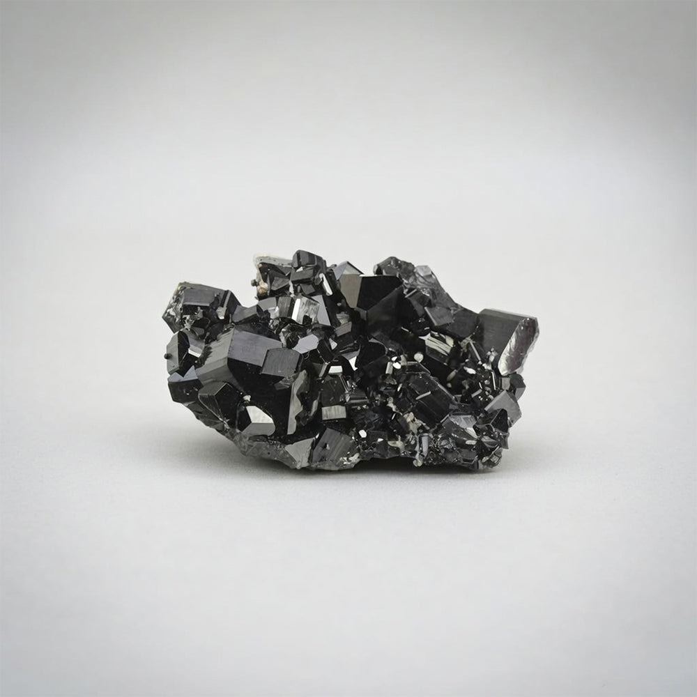 Raw Black Tourmaline Crystal Cluster for Grounding & Positivity