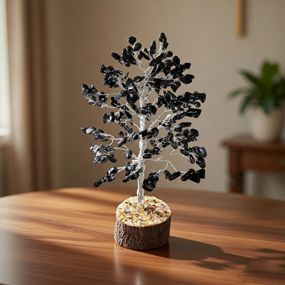 Black Tourmaline Crystal Tree