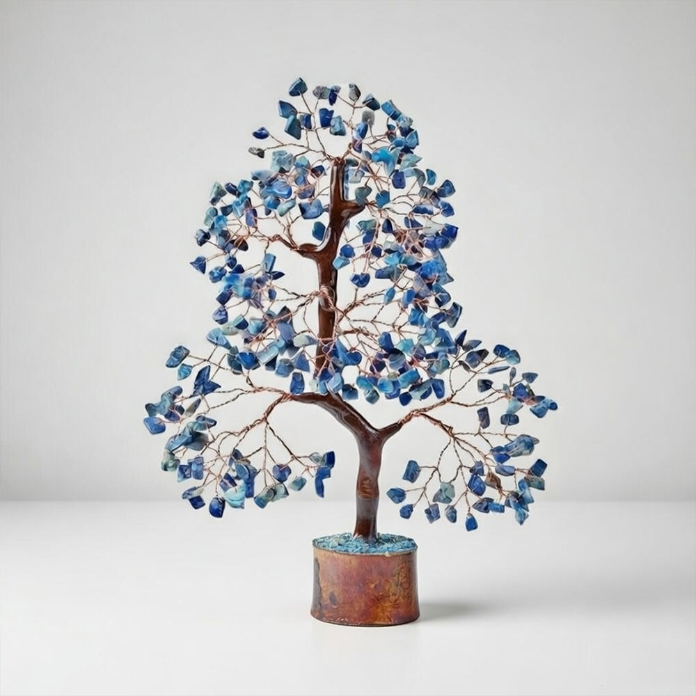 Blue Agate Crystal Tree