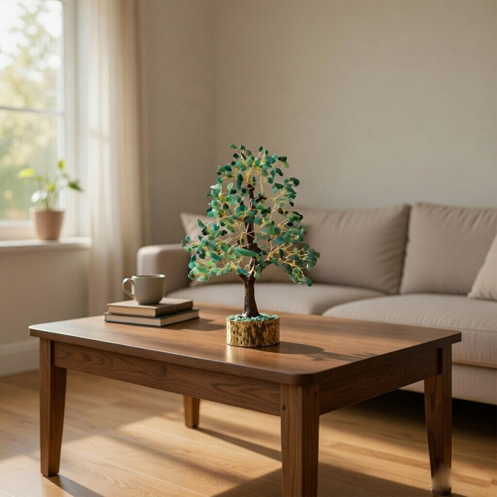 Green Jade Crystal Tree