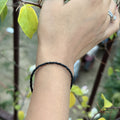 Minimal Black Tourmaline Bracelet for Protection & Positivity
