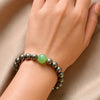 Pyrite with Green Aventurine Bracelet – Wealth, Luck & Success Attraction