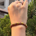 Rudraksha & Hematite Bracelet for Protection, Grounding & Positive Energy