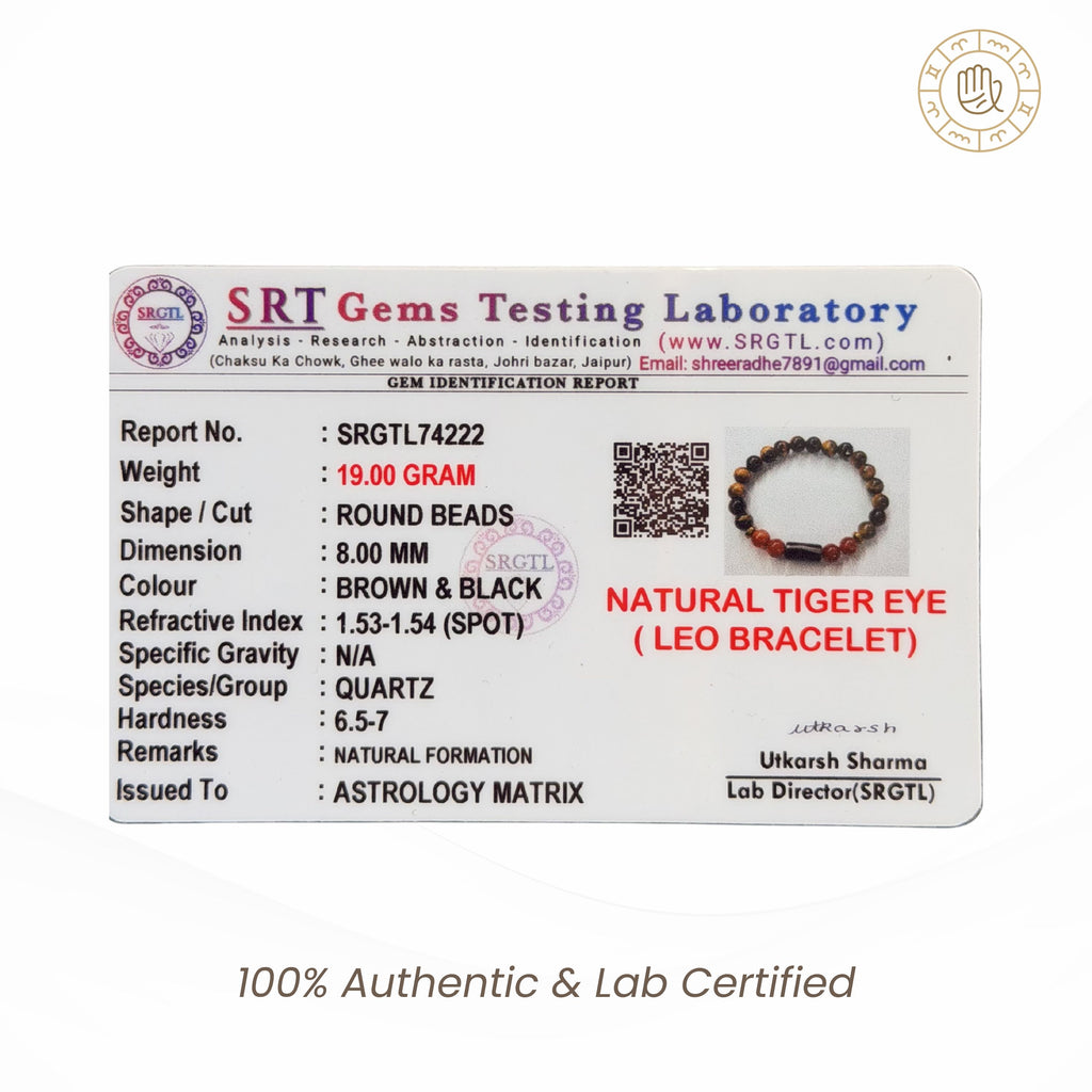 Leo Zodiac Bracelet for Confidence, Leadership & Aura | Energy Bracelet