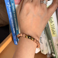 Rudraksha Om Hematite Bracelet for Protection & Positive Energy