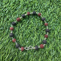 Silver Plated Karungali Rudraksha Bracelet