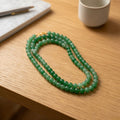 Natural Green Aventurine Mala | Luck, Wealth & Opportunity Crystal Necklace