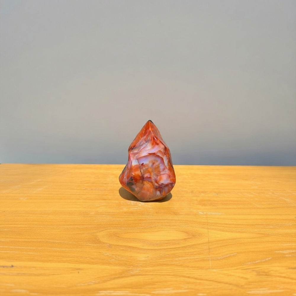 Raw Red Carnelian Crystal Cluster for Courage & Success