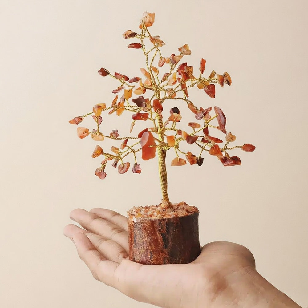 Red Carnelian Crystal Tree