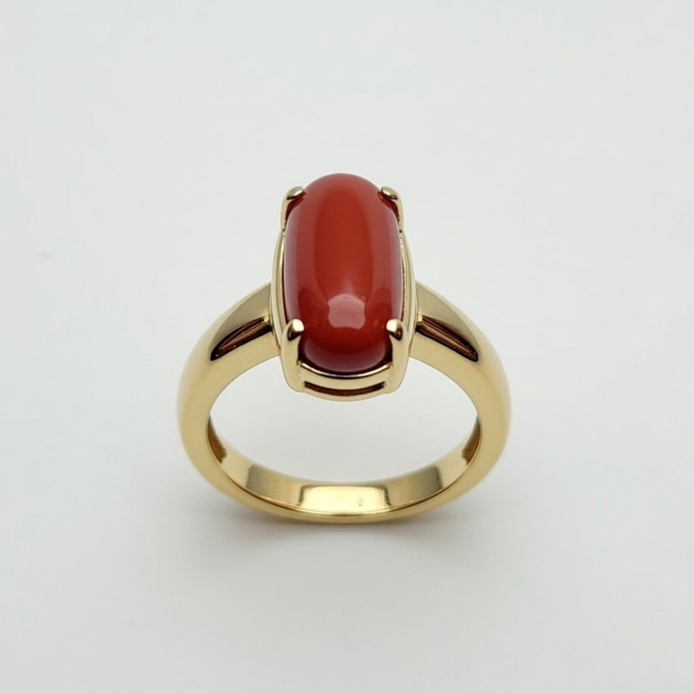 Red Coral Cylindrical (Moonga)