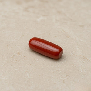 Red Coral Cylindrical (Moonga)