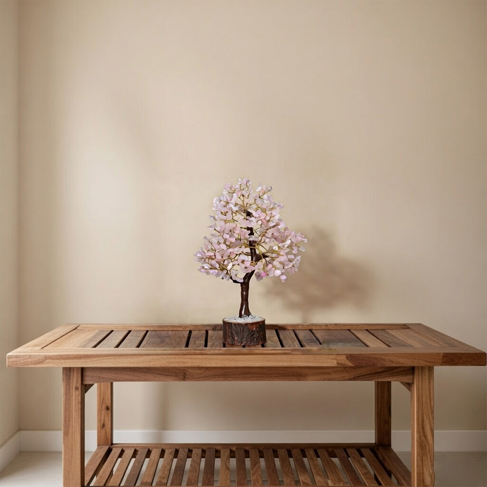 Rose Quartz Crystal Tree