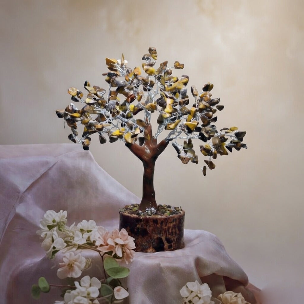 Tiger Eye Crystal Tree