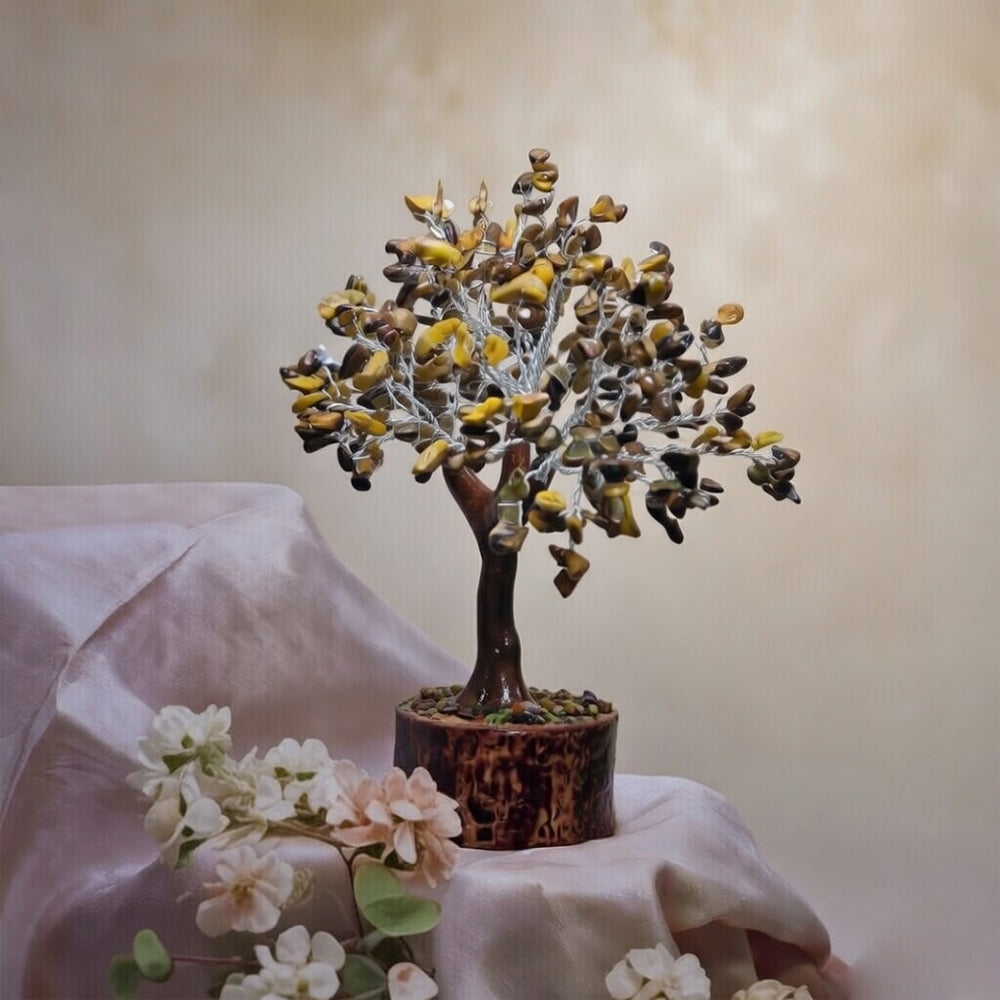 Tiger Eye Crystal Tree