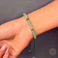 Green Aventurine Natural Stone Bracelet for Luck, Prosperity & Confidence