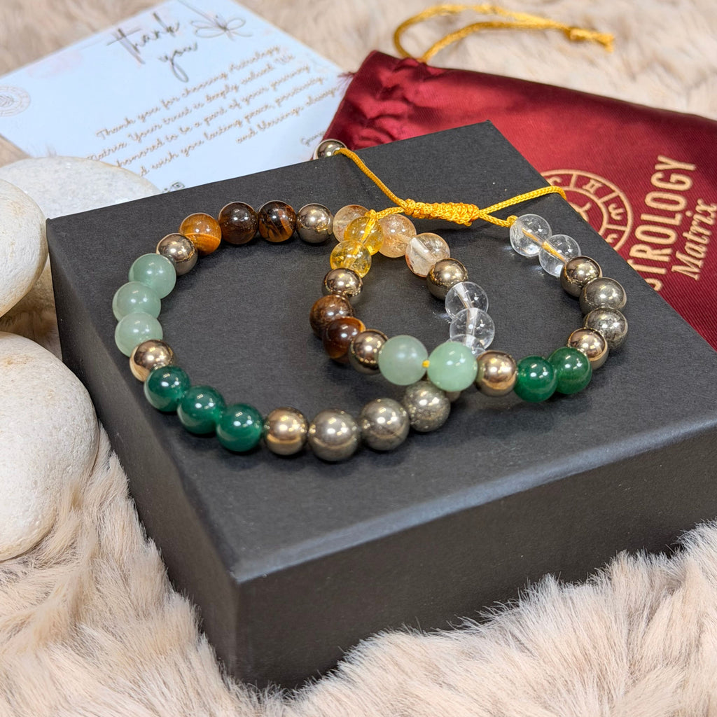 Money Magnet Couple Bracelet for Wealth & Abundance