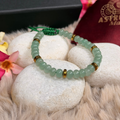 Green Aventurine Natural Stone Bracelet for Luck, Prosperity & Confidence