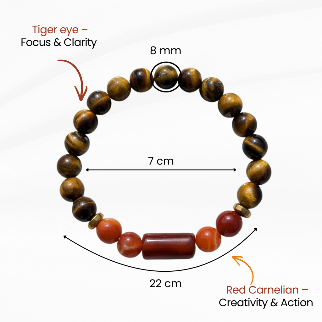 Leo Zodiac Bracelet for Confidence, Leadership & Aura | Energy Bracelet