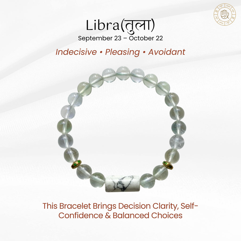 Libra Zodiac Bracelet for Decision Making & Confidence