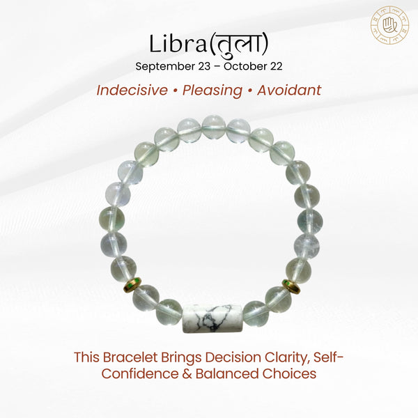 Libra Zodiac Bracelet for Decision Making & Confidence