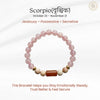 Scorpio Zodiac Bracelet for Emotional Control & Strength