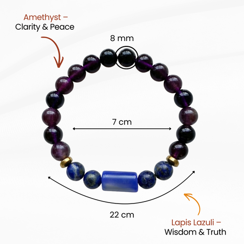 Capricorn Zodiac Bracelet for Stability & Focus