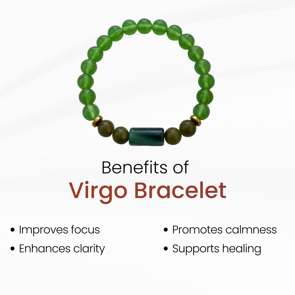 Virgo Zodiac Bracelet for Clarity, Confidence & Calm Thinking