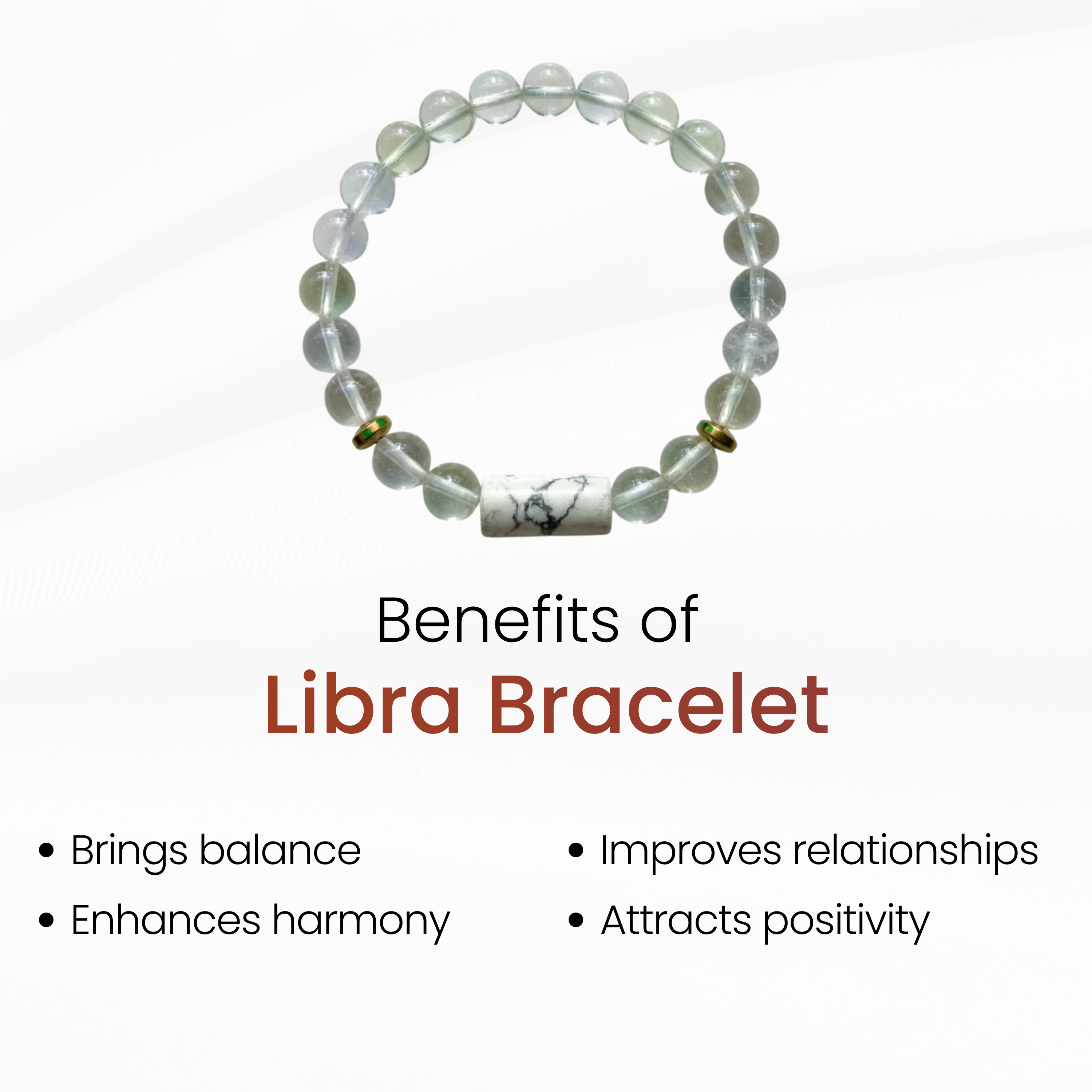 Libra Zodiac Bracelet for Decision Making & Confidence
