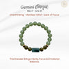 Gemini Zodiac Bracelet for Focus, Clarity & Decision Making | Crystal Bracelet