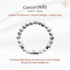 Cancer Zodiac Bracelet for Emotional Strength & Stability | Healing Bracelet