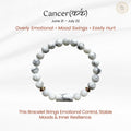 Cancer Zodiac Bracelet for Emotional Strength & Stability | Healing Bracelet