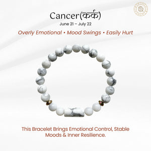 Cancer Zodiac Bracelet for Emotional Strength & Stability | Healing Bracelet