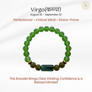 Virgo Zodiac Bracelet for Clarity, Confidence & Calm Thinking